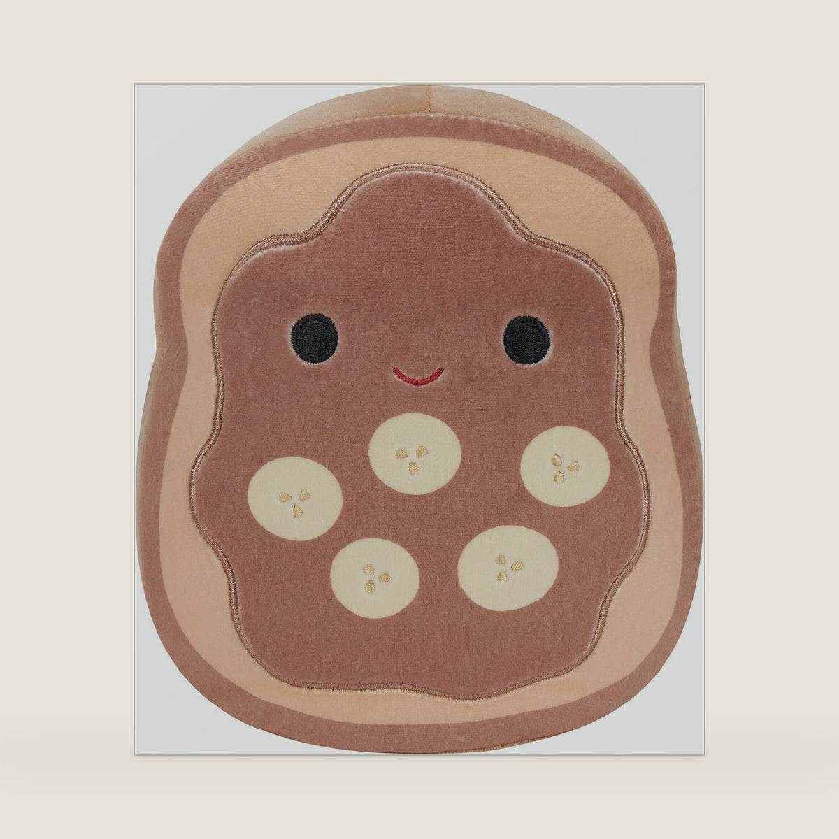 Squishmallows Original 8-Inch Danilo Chocolate Banana Toast - Official Jazwares Plush