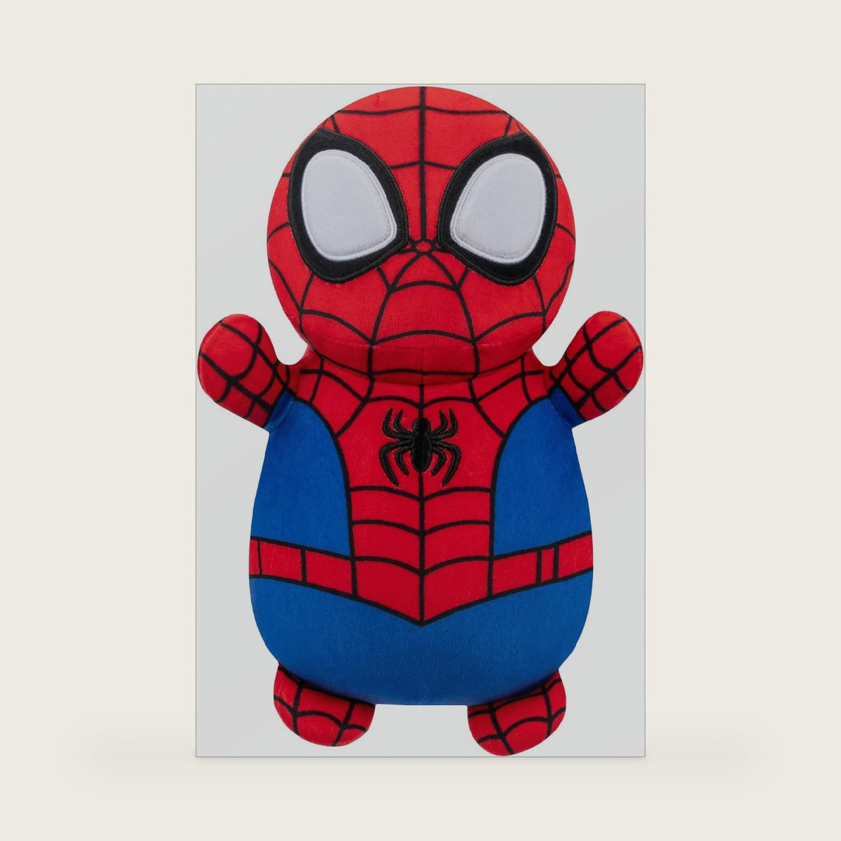 Squishmallows Original Marvel Spidey and His Amazing Friends 10-Inch Spidey HugMees - Medium-Sized Ultrasoft Official Jazwares Plush