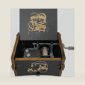 Howl's Moving Castle Wooden Music Box, Anime Theme Music Box, Anime Fan Wooden Hand Crank Music Box, Perfect for Kids, Birthday, Christmas, Halloween. (Howl's Moving Castle song)