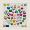 50 PCS Mini Animal Plush Toys Set Cute Small Animal Stuffed Toy Keychain for Party Favors Keychain Ornament for Goody Bag Easter Egg Stuffers Carnival Birthday Party Classroom Prizes