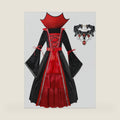 Spooktacular Creations Girls Vampire Costume, Halloween Costume for Kids, Royal Vampire Outfit for Girls