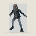 Spooktacular Creations Werewolf Halloween Kids Costume with Mask, Gloves and Shoes for Halloween Dress Up Parties-Red