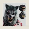 Spooktacular Creations Halloween Wolf Werewolf Mask with Movable Jaw, Werewolf Costume Accessories Scary Mask for Kids Men Women Halloween Horror Cosplay Costume, Masquerade Party Dress Up Prop