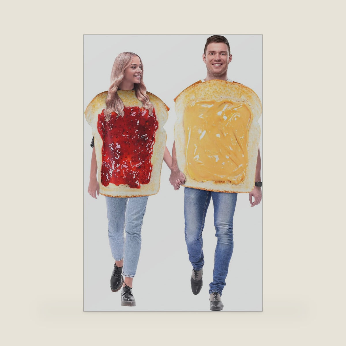 HooLing 2 Pcs Halloween Couples Costumes for Adult