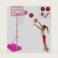 Kids Basketball Hoop, Adjustable Height Girl Basketball Hoop Indoor Toys