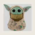 Store Official Grogu Plush with Blanket Pouch - The Mandalorian - Plushy in Baby Swaddle - Toy for Those who Love Plush Figure Toys, Cute Plushies, & Baby Stuffed Animals - Small 10½