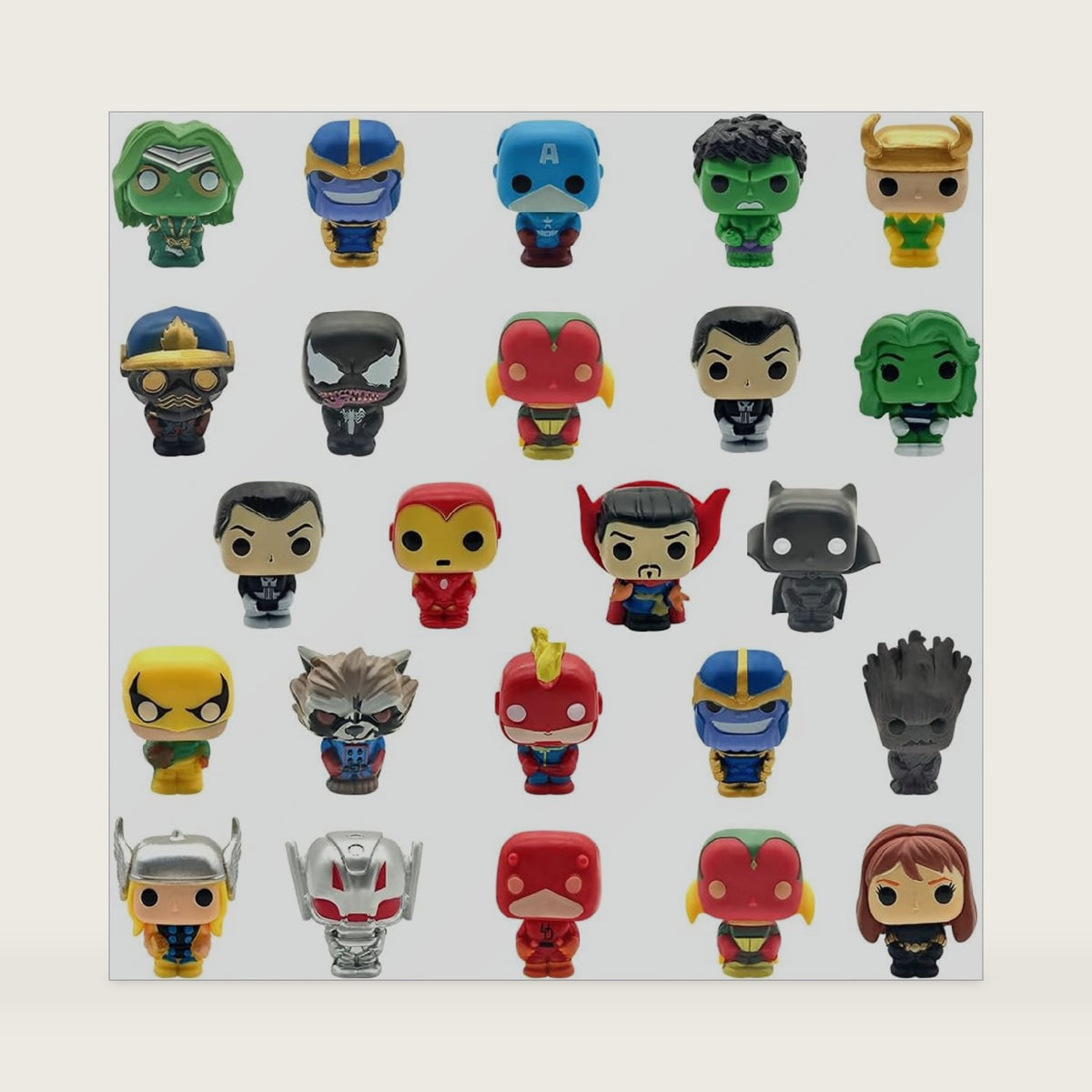 Joyday Action Figures, 24 PCS Mini Figures Toy Set, 1.38 Inch PVC Cake Topper Figures Decorations, Gift for Kids in Birthday Party, Christmas Day, Easter Day