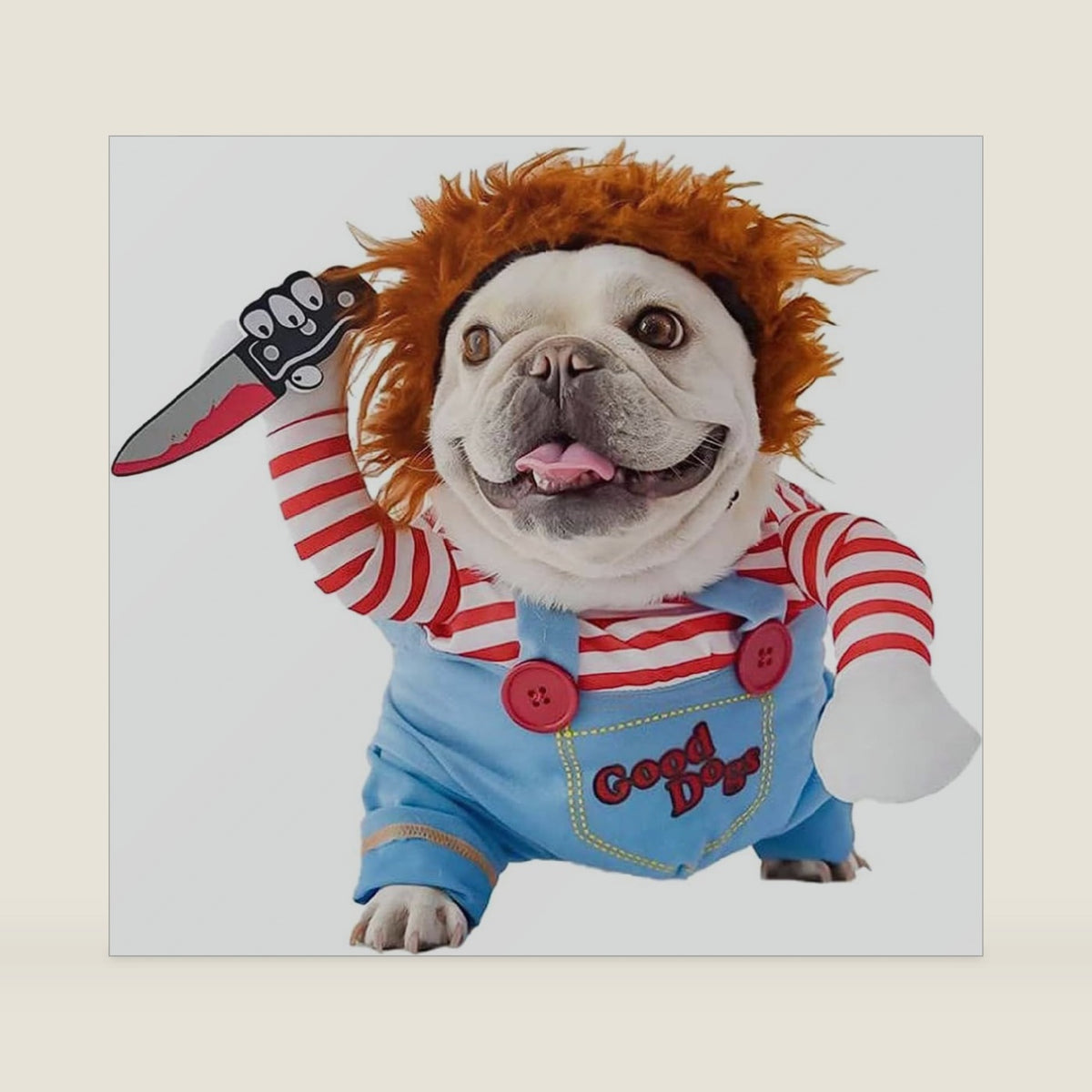Pet Halloween Costume, Dog Funny Costume Halloween Cosplay Outfits Cute Clothes Adjustable Party Dress Up Apparel Accessories for Small Medium Large Dogs (Large)