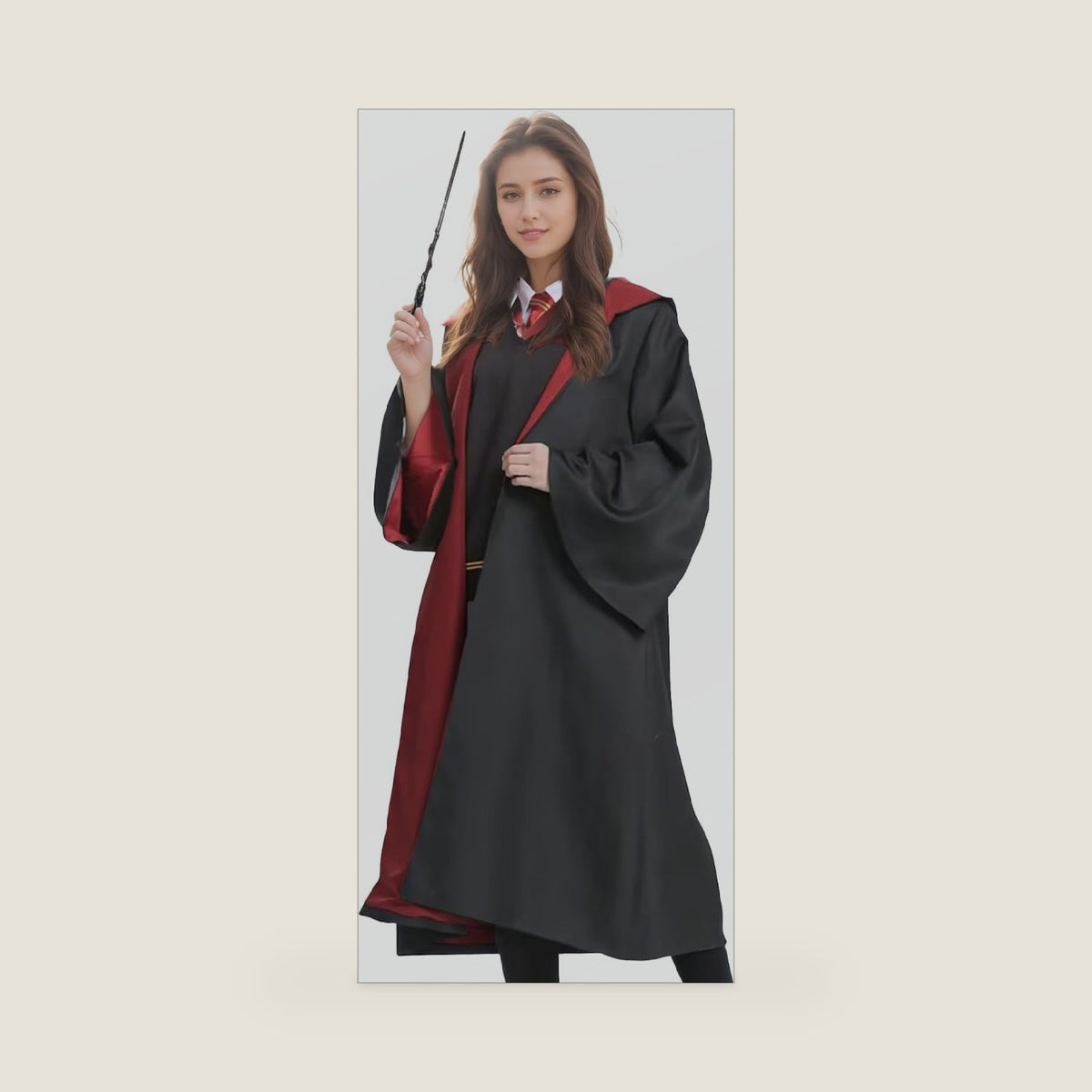 Magician Costume Wizard Cloak Halloween Christmas Witches Carnival Costumes Cosplay Magical Robe Black