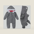 Infant Newborn Baby Boys Girls Cartoon Dinosaur Easter Outfit Hoodie Romper Jumpsuit Outfits Clothes