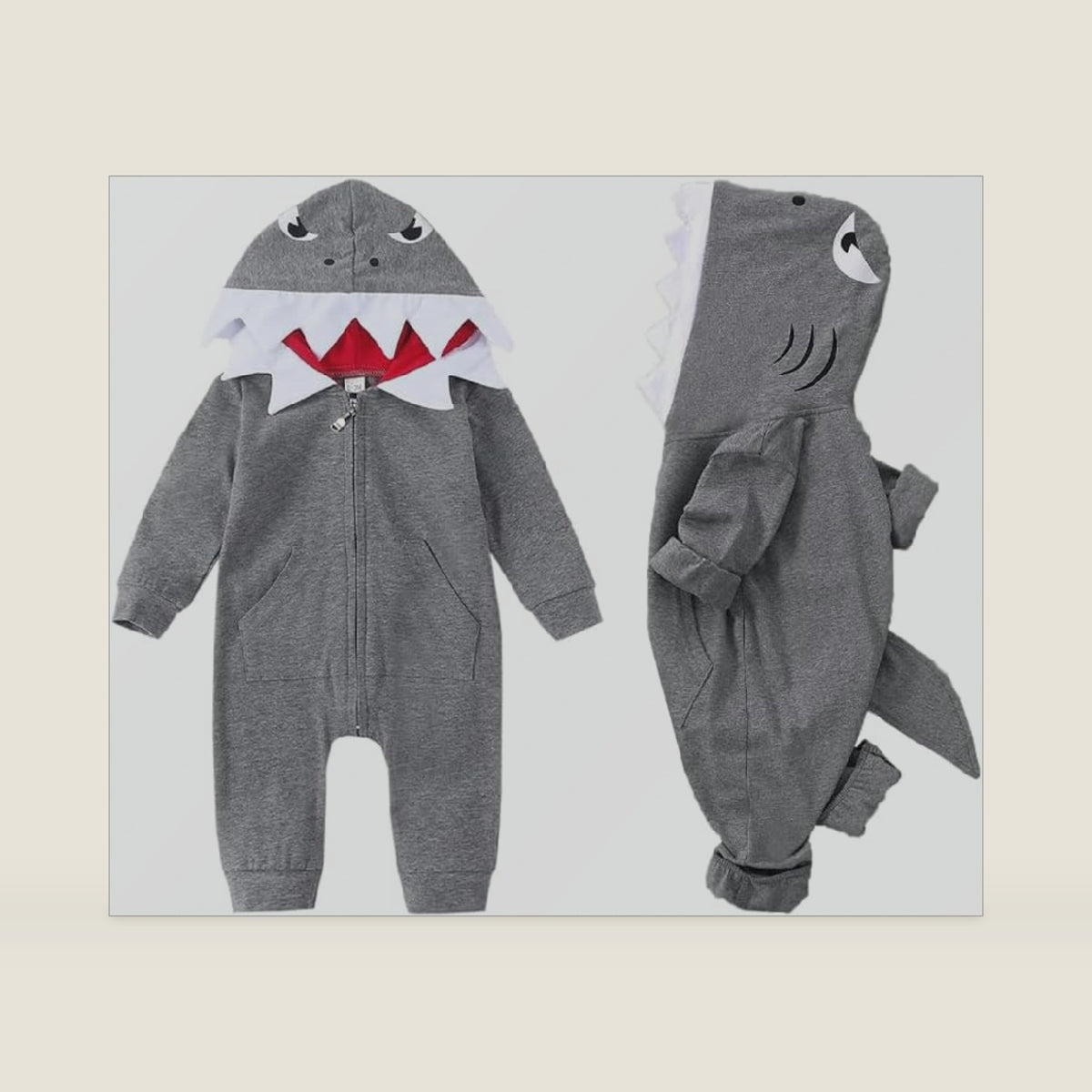 Infant Newborn Baby Boys Girls Cartoon Dinosaur Easter Outfit Hoodie Romper Jumpsuit Outfits Clothes