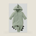 Infant Newborn Baby Boys Girls Cartoon Dinosaur Easter Outfit Hoodie Romper Jumpsuit Outfits Clothes