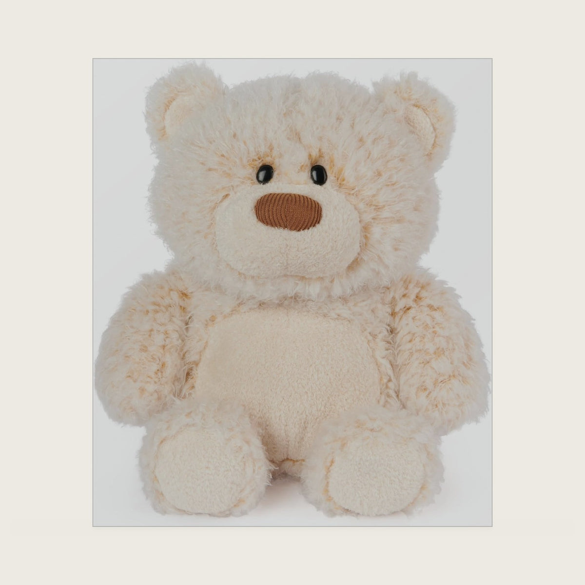 Bubbles 10-Inch Whimsical Brown Teddy Bear Plush Toy for Ages 0+