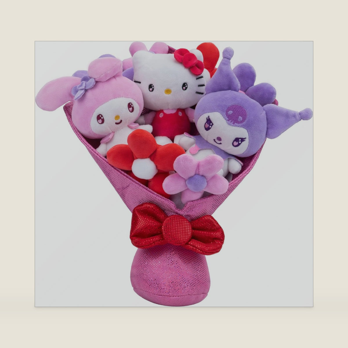 Jazwares and Friends - 12-inch Plush Bouquet - 9 Plush Included - Officially Licensed Product from