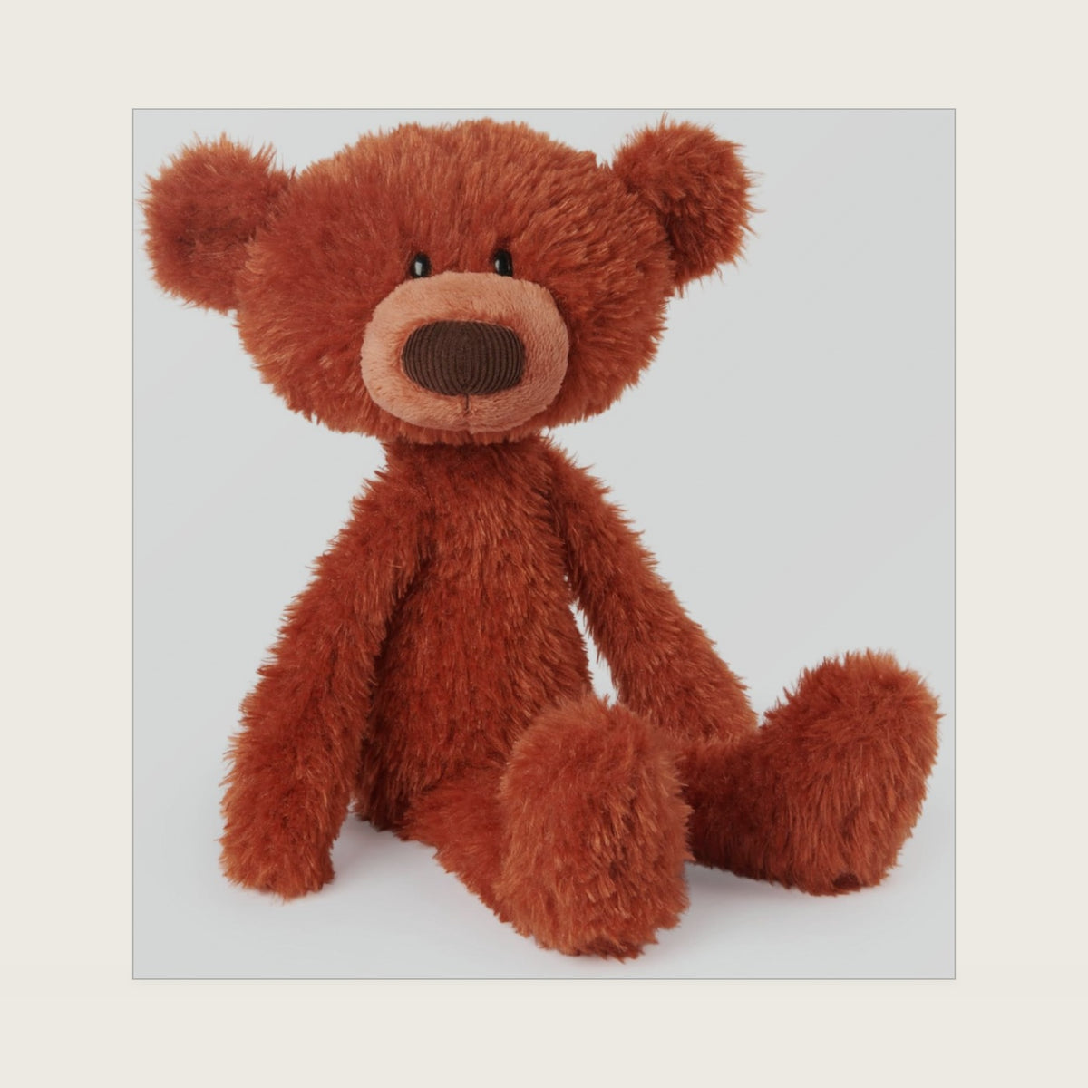 Toothpick Pumpkin Pie 15-Inch Teddy Bear Plush Toy, Ages 1+