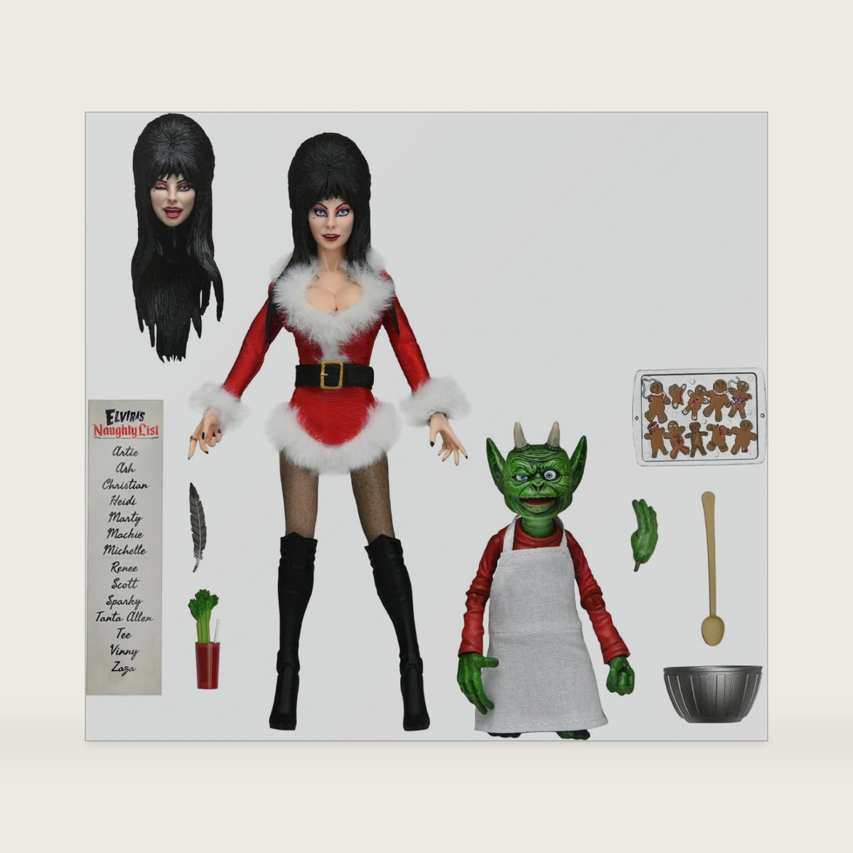NECA - Elvira's Very Scary Xmas - 8 inch Clothed Action Figure