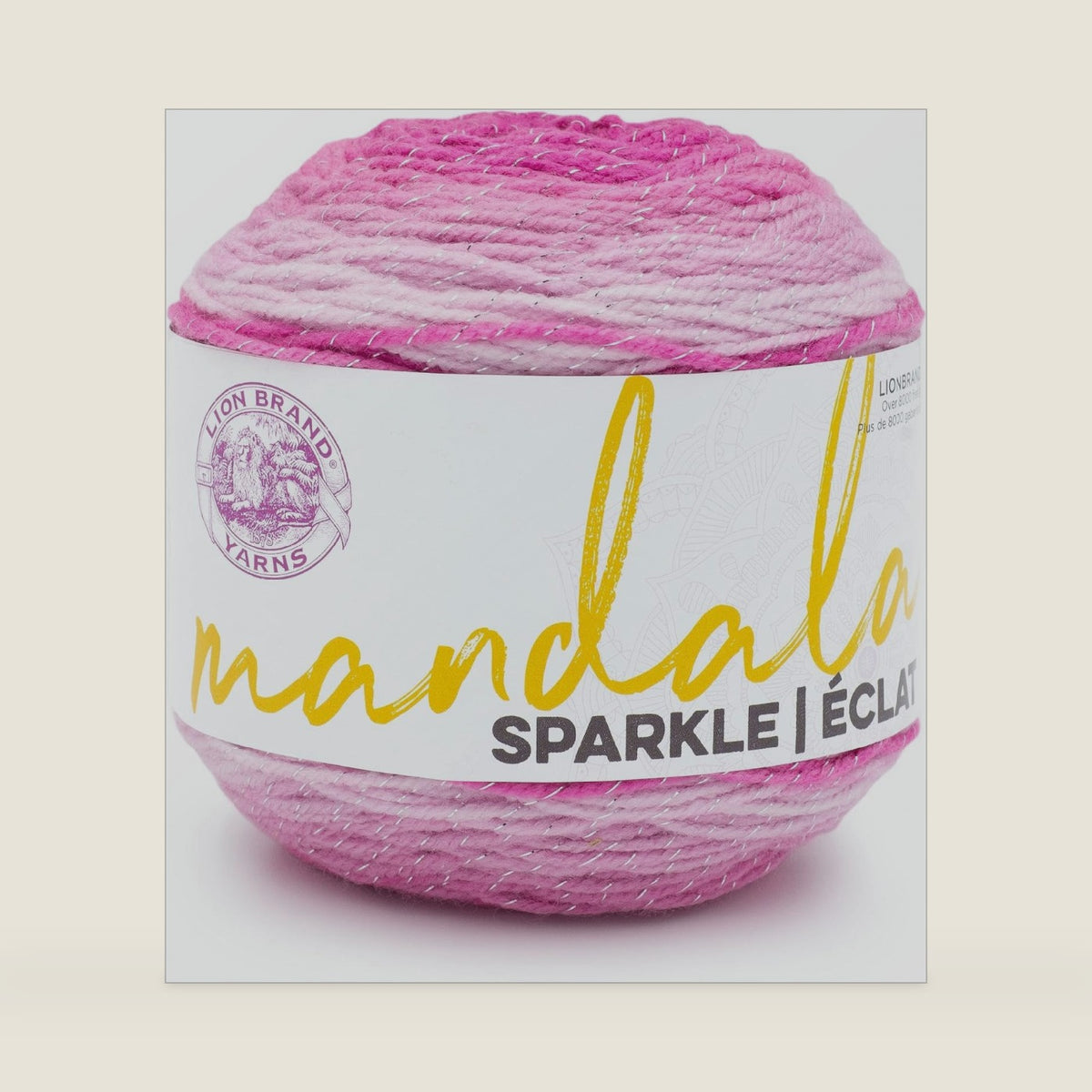 Lion Brand Yarn Mandala Sparkle Yarn, Aries