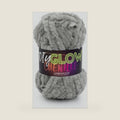 Lion Brand Yarn, DIY Glow Chenille Glow in the Dark Yarn, Grey, 1 Pack