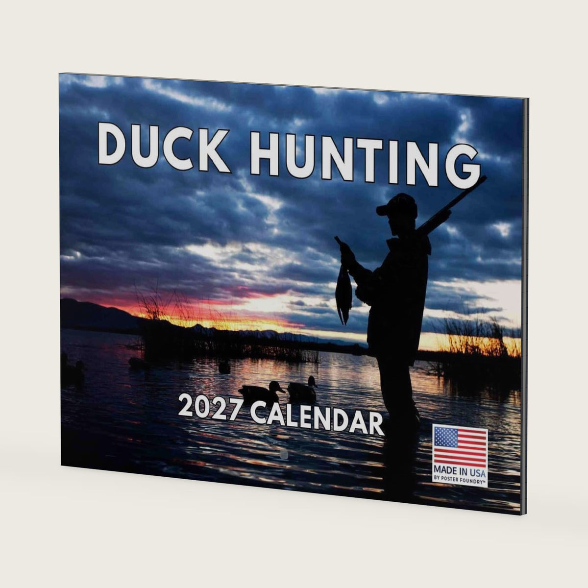 Duck Hunting Calendar 2027 Ducks Monthly Wall Calender 12 Month