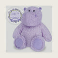 SuzziPals Purple Hippo Stuffed Animal, Microwavable Heating Pads for Period