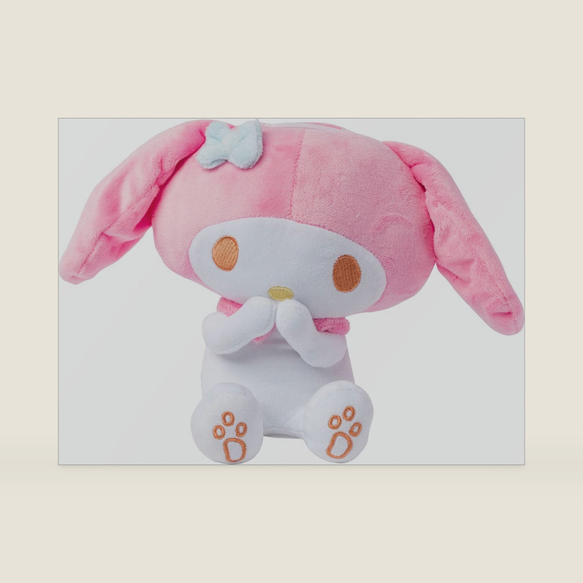 Silver Buffalo and Friends My Melody Plush Coin Bank
