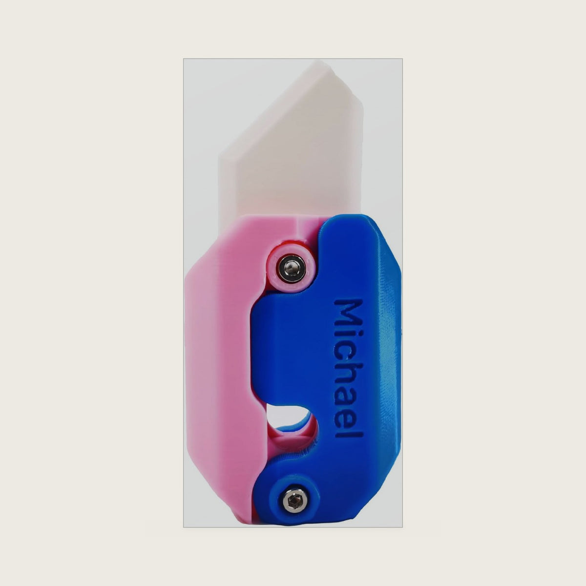 3D Printed Turnip Knife Toy, Customizable Plastic Gravity Knife Toy, Mini Fidget Toys for Adults & Teen (C)