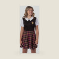 Harry Potter Costume Dress Cosplay Plaid Skirt Dresses for Women Juniors, All 4 Hogwarts Houses Available