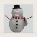 FrostByte Talking Animated Snowman with Built in Projector & Speaker, Moving Mouth, Light Up Face, Plug & Play Christmas Holiday Decoration
