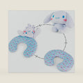 Cinnamoroll Adult Reversible Neck Roll Pillow and Plush| Travel Essentials For Extra Comfort Support In Airplanes, Cars