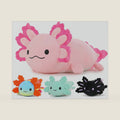 MaoGoLan Giant Axolotl Plush 23.5 Inch, 3 Baby Stuffed Axolotls Inside