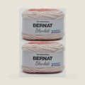 Bernat Blanket Perfect Phasing Soft Crochet Yarn, Crimson 2-Pack