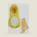Toddler Baby Halloween Hooded Costumes Duck 2Pcs Cosplay Outfits