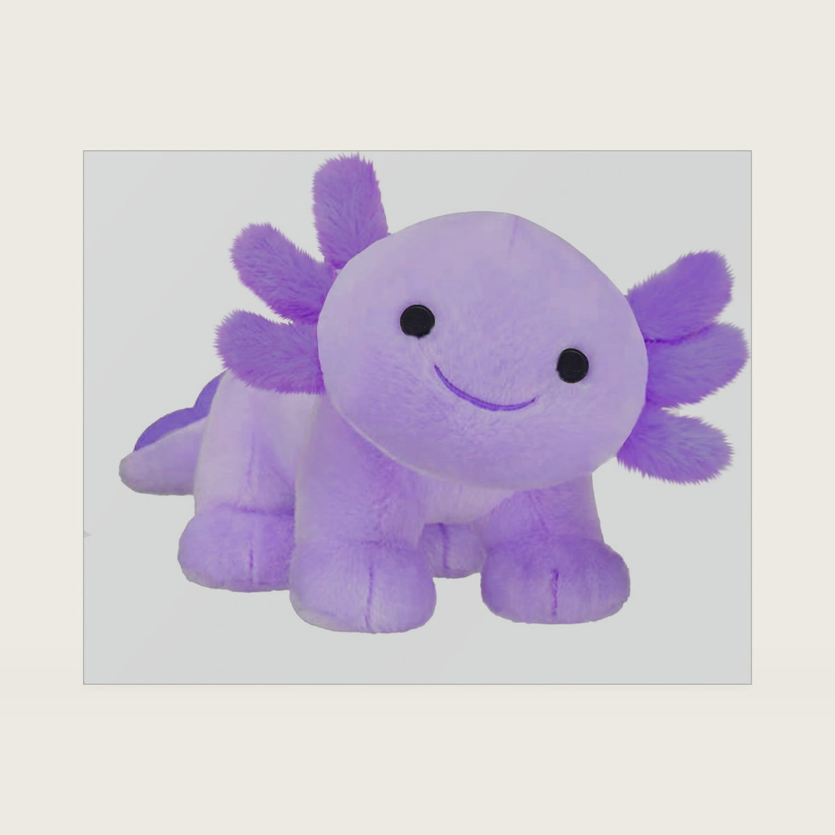 Axolotl Plush, Soft Cute Axolotl Stuffed Animal Plushies, Plushies Dolls for Kids, Gift for Girls Boys (Purple)