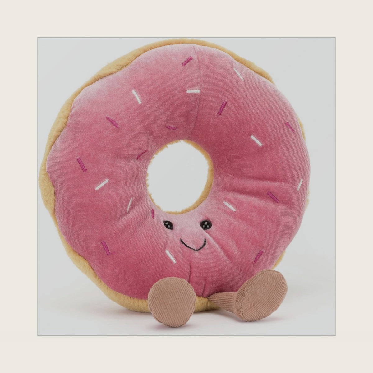 Amuseables Doughnut Stuffed Toy, 7 inches - Pastry Plush - Fun Gift Idea