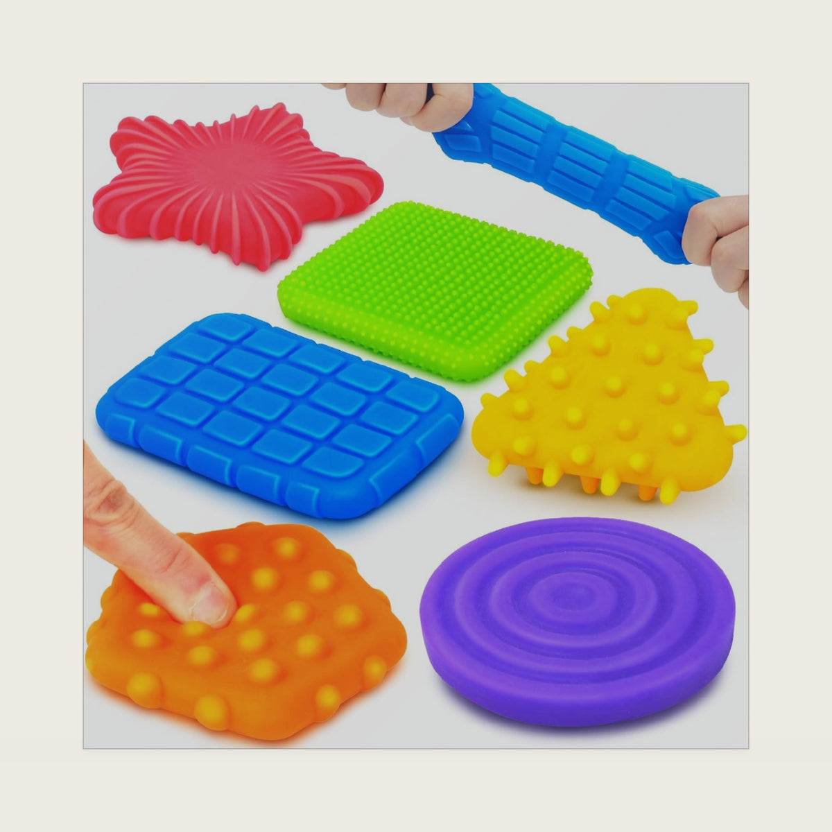 Squishy Sensory Toys for Kids: Soft Textured Fidget Toy for Autism
