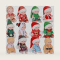 Hanaive 12 Pcs Mini Reborn Baby Doll, Santa Style
