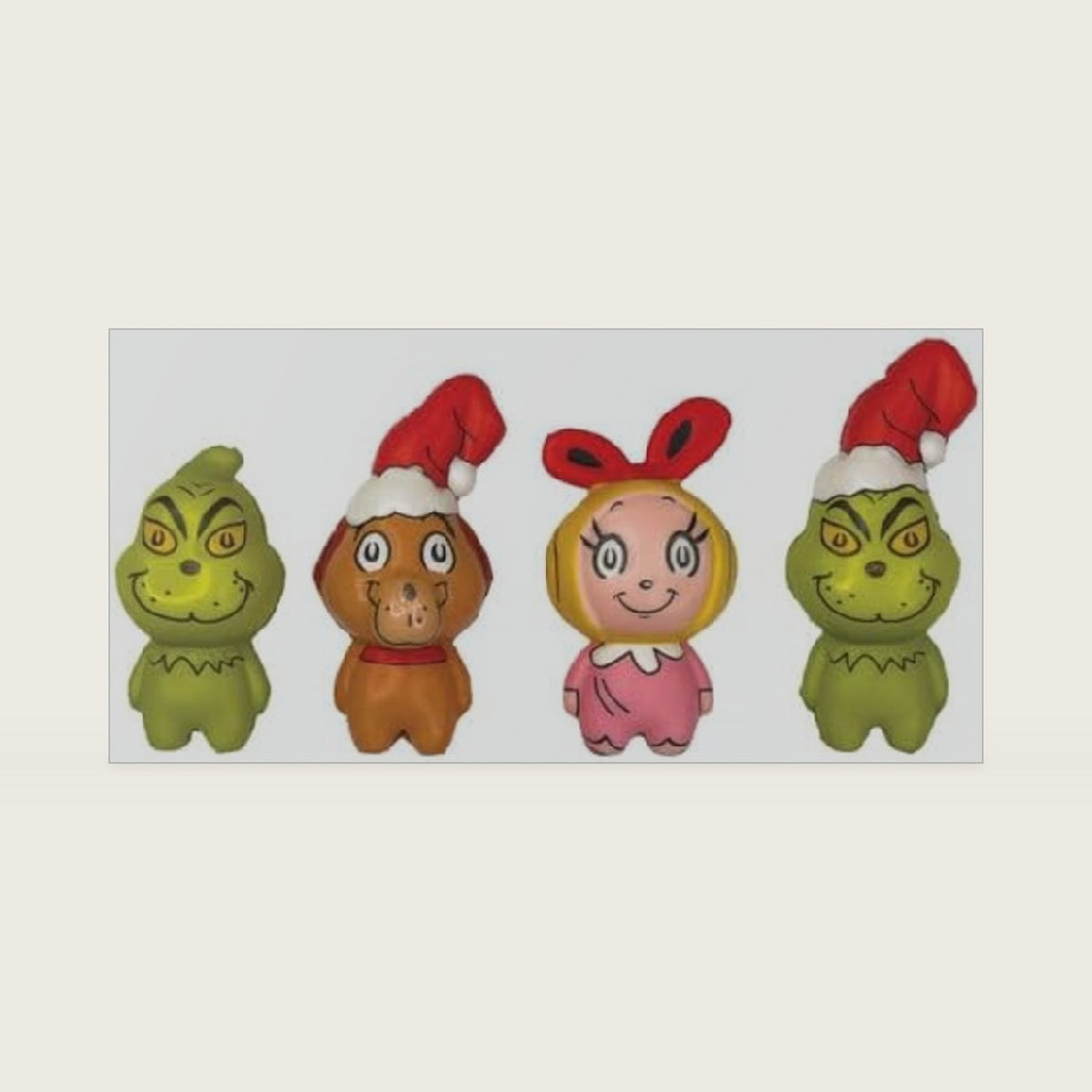 Raymond Geddes Dr. Seuss Grinch Slow Rise Squishy Toys for Kids - Set of 12, Perfect Party Favors and Goodie Bag Fillers