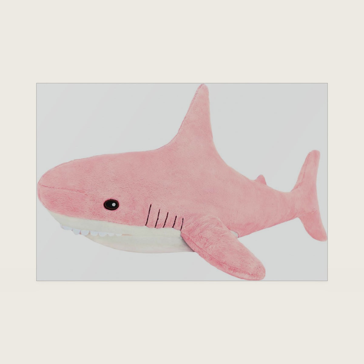 Shark Stuffed Animal Plush, Pink 11 Inch, Cute Shark Pillows