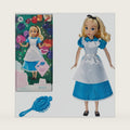 Disney Store Official Princess Classic Doll (Alice), 11 Inches, Includes Brush with Molded Details, Fully Posable Toy in Classic Outfit - Disney Princess Toys