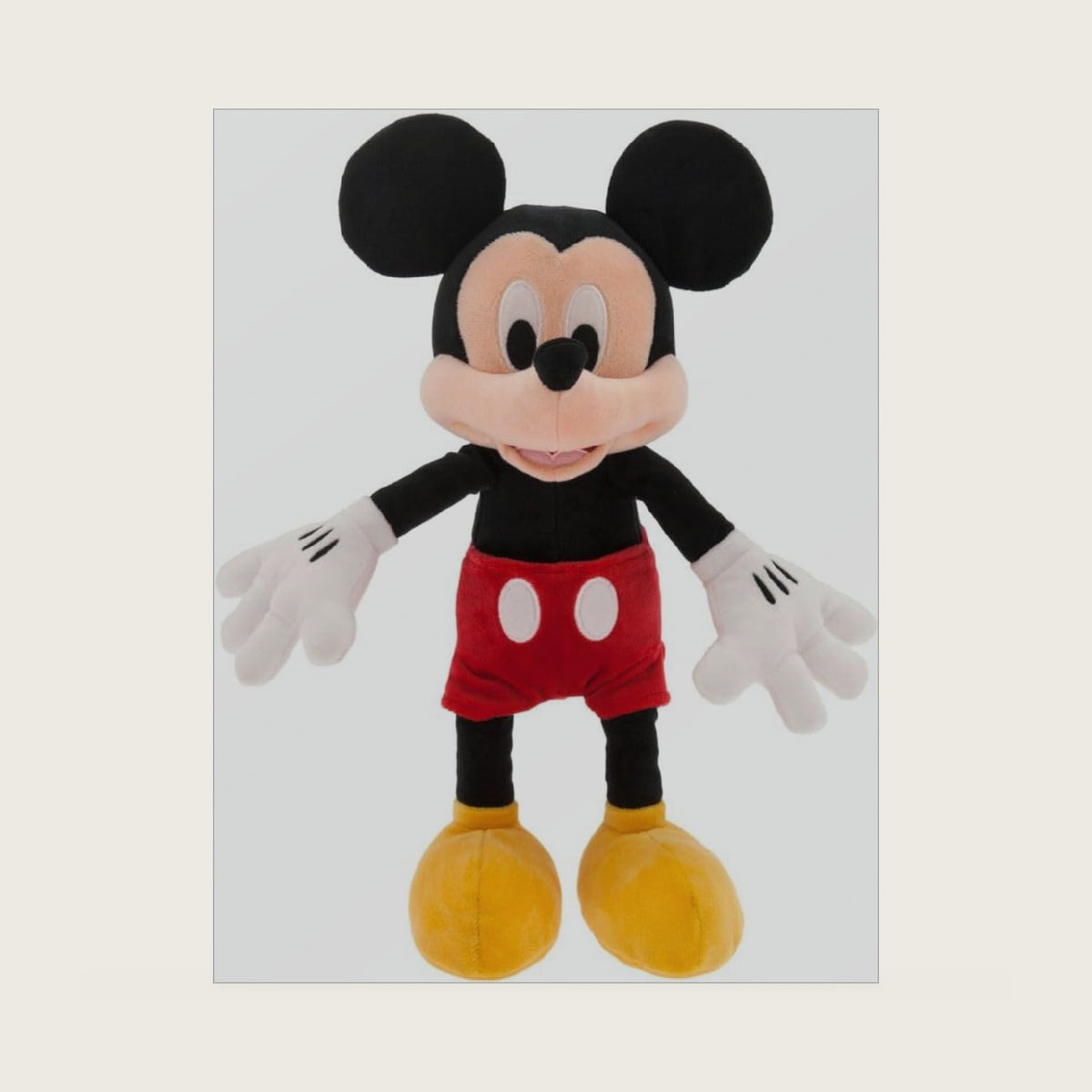 Store Official Mickey Mouse Plush Toy - 13-Inch Soft & Cuddly - Perfect for Fans & Kids - Iconic Design & Quality Craftsmanship - Ideal Gift for Birthdays & Special Occasions