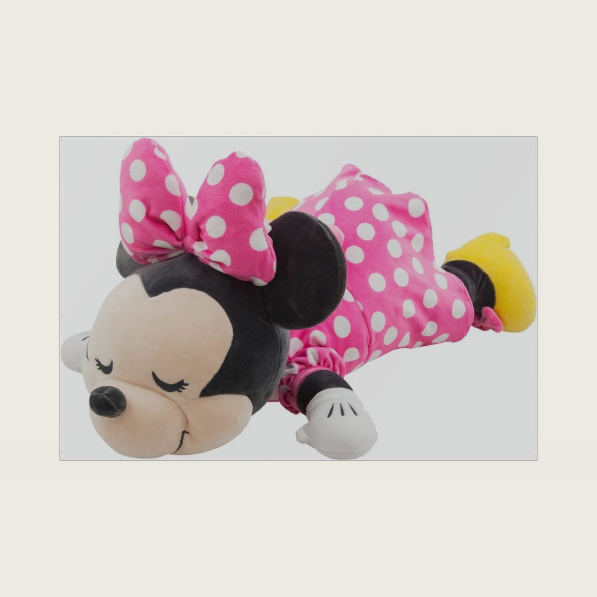 STORE Official Minnie Mouse Cuddleez Plush - Super Soft & Huggable Toy for Fans & Kids of All Ages - Perfect Collectible Gift, Large Plushy - 23 Inches