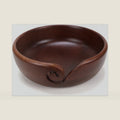 Iconikal Large 8" Wood Yarn Bowl for Crochet Knitting