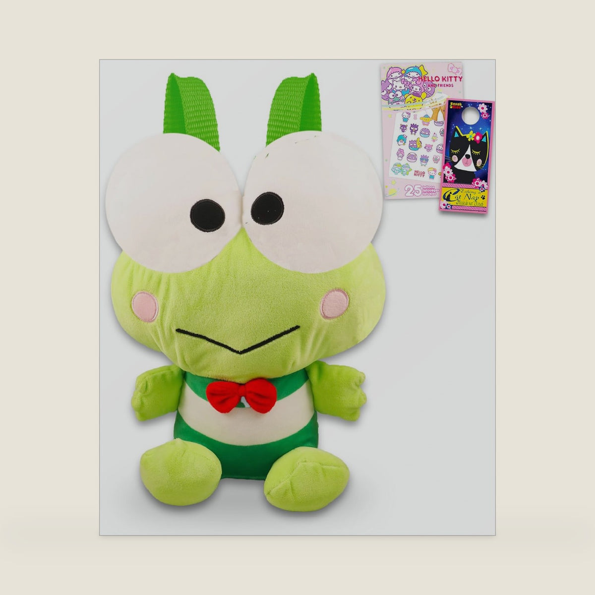 and Friends Plushie Backpack Set - Bundle of 14" Plush Doll with Carrying Straps Plus Temporary Tattoos, More | Gifts