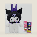 and Friends Kuromi Plushie Backpack Set - Bundle of 16" Plush Doll with Carrying Straps, Stickers & More | and Friends Gifts