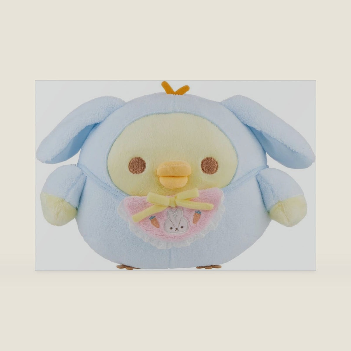 Rilakkuma Kiiroitori San-X Original Minna De Usausababy Series Laydown Plush - 13-inch Plush