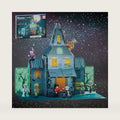 PicassoTiles 57 PCS Magnetic Tiles Halloween Haunted House STEM Set Ages 3+