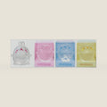 3 Count, Molang Mochi Squishy Stress Relief Figures, Random Colors.