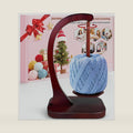 JUCPASH Yarn Holder for Crocheting with Magnetic Spin, Crochet Gifts, Brown