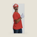 Disguise Mario Costume Kit, Official Nintendo Super Mario Halloween Costume Accessories including Hat with Mustache and Gloves, Adult Size