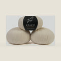 100% Baby Alpaca Yarn for Knitting & Crocheting - Set of 3 Skeins of Premium Yarn DK - Lightweight, Hypoallergenic & Thermal Peru Made - Ideal for Delicate Projects (N010 - Natural White)